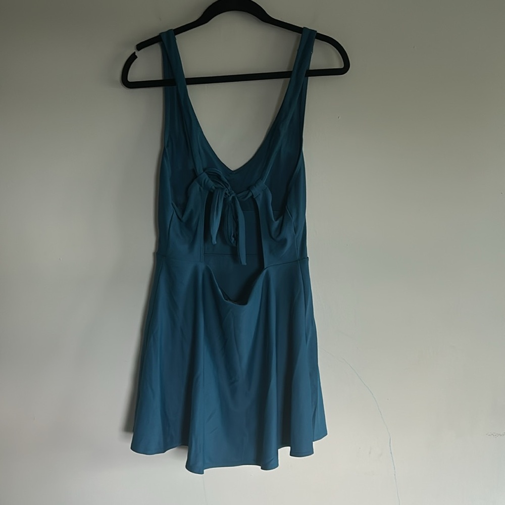 Old Navy Teal Mini swim Dress - Picture 3 of 5